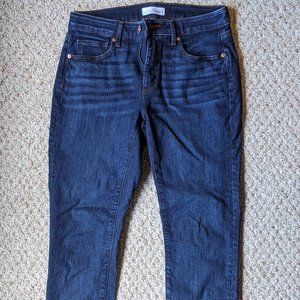 LOFT Curvy Slim Pocket Skinny Crop Jeans